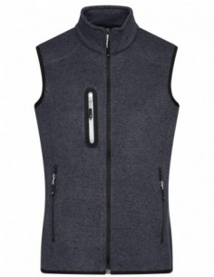 Ladies Knitted Fleece Vest