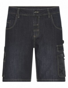 Workwear Stretch Bermuda-Jeans