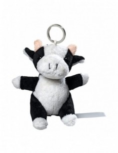 plush cow with keychain