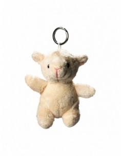 Plush sheep with keychain
