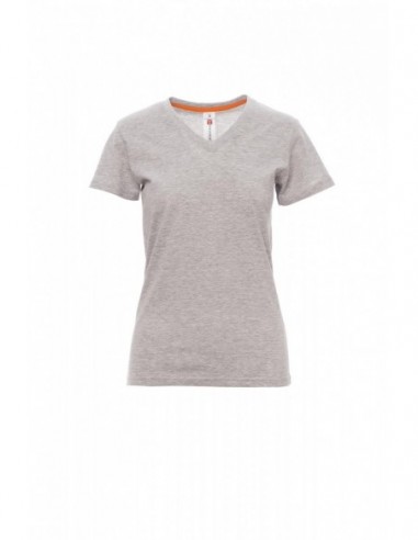 V-NECK LADY MELANGE - Grigio Melange
