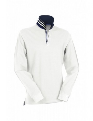 LONG-REVERSE - Bianco/Blu Navy