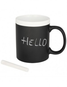 Tazza personalizzabile con gessetto - Solido Bianco