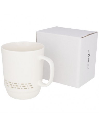 Tazza in ceramica trasparente Glimpse - Solido Bianco