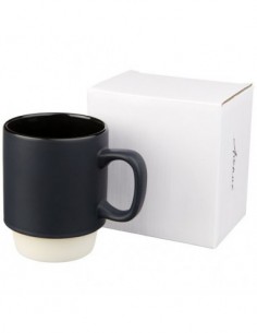 Tazza in ceramica Arthur da 420 ml - Nero