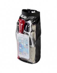 Sacca da 2l e custodia per smartphone impermeabile Tourist - Nero