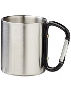 Tazza termica con moschettone Alps - Nero