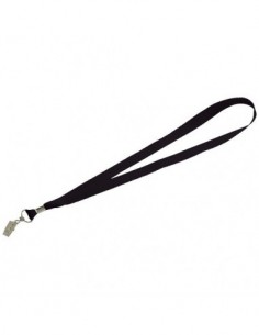 Lanyard con pinza Igor - Nero