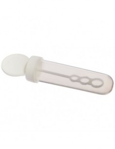 Tubo per bolle di sapone - Solido Bianco