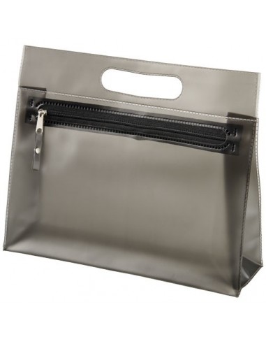 Borsa porta cosmetici in PVC trasparente Paulo - Nero
