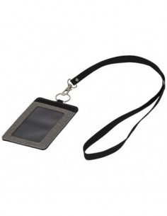 Set portabadge melange - Grigio