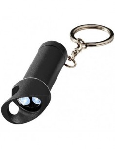 Portachiavi con luce e apribottiglie Lobster - Nero