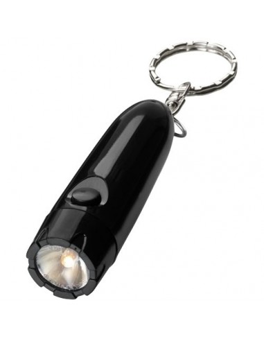 Portachiavi con luce Bullet - Nero