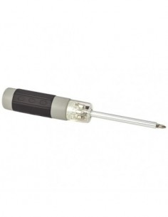 Cacciavite con torcia multifunzione - Grigio