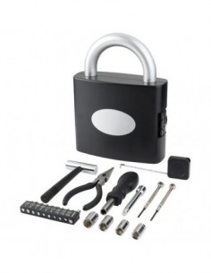 Set utensili da 21 pezzi Locky - Nero