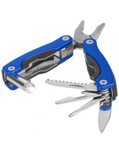 Mini utensile 8 funzioni con torcia Casper - Blue
