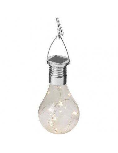 Lampada solare Surya con luce LED - Trasparente