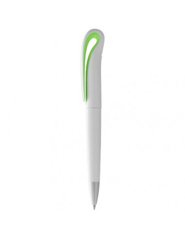 Penna a sfera Swansea - Solido Bianco