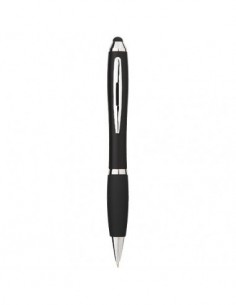 Penna a sfera colorata con stilo Nash con impugnatura nera - Nero