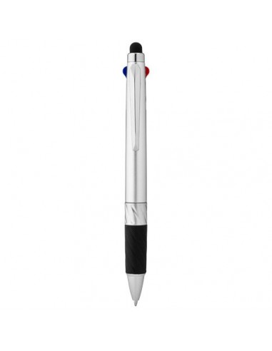 Penna stilo a sfera Burnie 3 in 1 - Argento