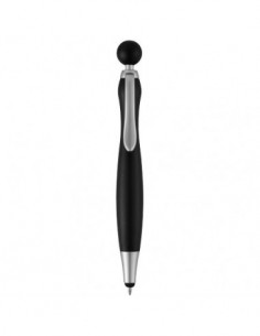 Penna a sfera e stylus Naples - Nero