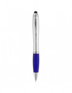 Penna a sfera con stylus Nash - Argento