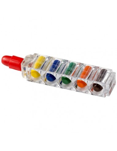 Set pastelli a cera 6 pezzi - Trasparente