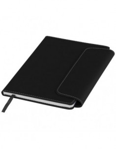 Notebook A5 Horsens e penna a sfera con pennino - Nero