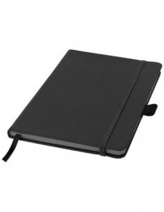 Notebook A5 con bordo colorato - Nero