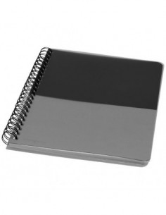 Notebook A5 Colourblock - Nero Trasparente