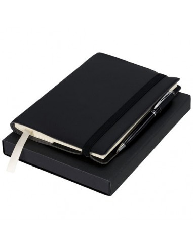 Set regalo con taccuino e penna - Nero