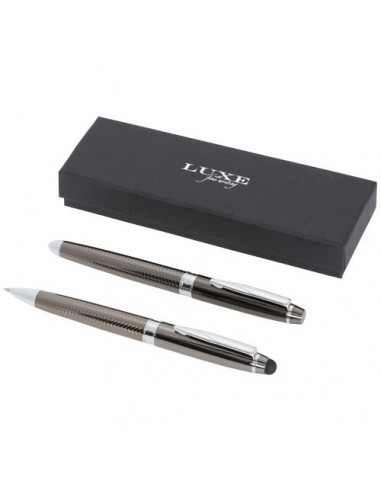 Set regalo di due penne Pacific - Granite