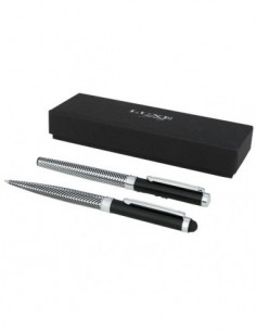 Set regalo con coppia di penne Empire - Argento