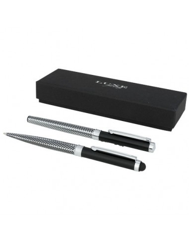 Set regalo con coppia di penne Empire - Argento
