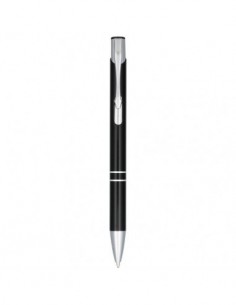Penna a sfera Alana in alluminio anodizzato - Nero