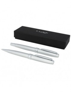 Set regalo con penna a sfera - Argento