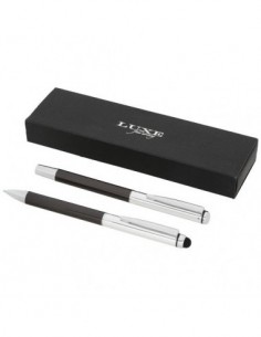 Set penna a sfera e roller Vincenzo - Graphite