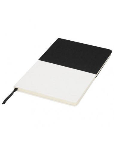 Block-Notes A5 in tela Two-tone - Nero