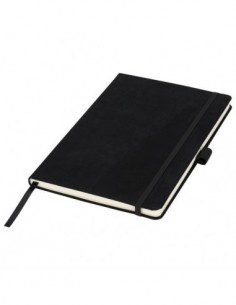 Block-Notes A5 in camoscio - Nero