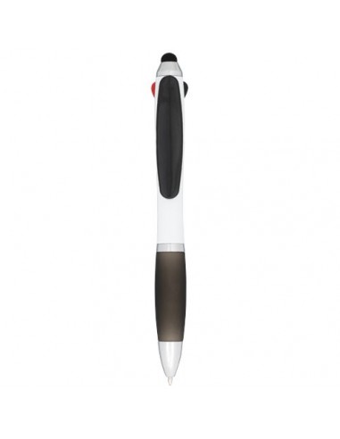 Penna a sfera 4 in 1 Nash - Solido Bianco