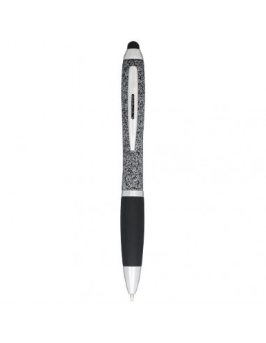 Penna a sfera punteggiata con pennino Nash - Solido Bianco