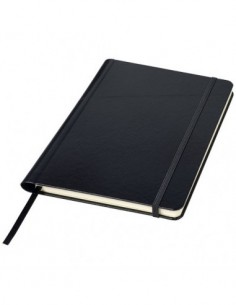 Block-notes formato A5 con portapenna sul dorso Porta - Nero