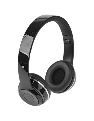 Cuffie pieghevoli Bluetooth® Cadende con custodia - Nero
