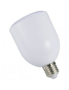 Altoparlante ZEUS Bluetooth® con luce a LED a forma di lampadina - Solido Bianco