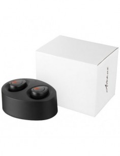 Auricolari wireless True con custodia di ricarica - Nero