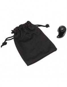 Auricolare singolo wireless True con microfono - Nero