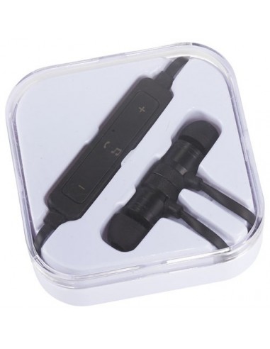 Auricolari Bluetooth® magnetiche Martell e custodia - Nero