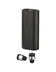 Auricolari Bluetooth® TrueWireless con custodia di ricarica 2-in-1 - Nero