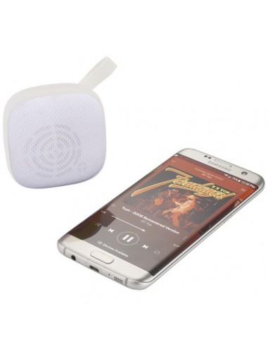 Speaker Bluetooth® portatile in tessuto - Solido Bianco