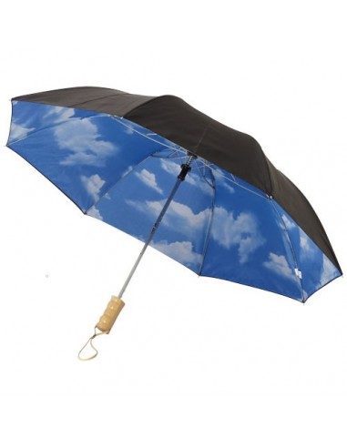 Ombrello automatico 2 sezioni Blue skies 21'' - Nero
